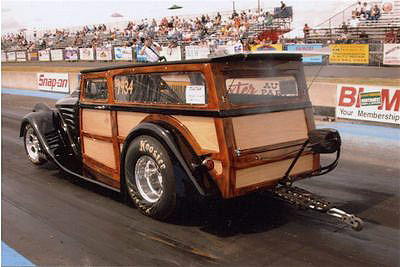 1934 Willys Woody Wagon Drag Car