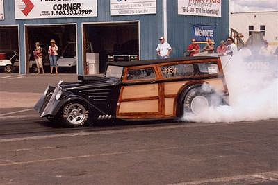 1934 Willys Woody Wagon Drag Car