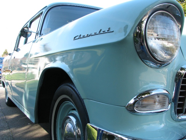 1955 Chevrolet 210 Close-up