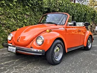1974 VW Super Beetle Convertible