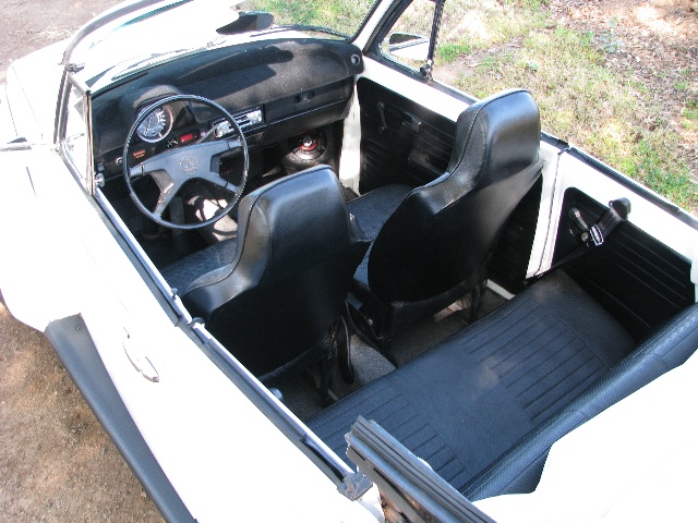 1974 VW Convertible Interior