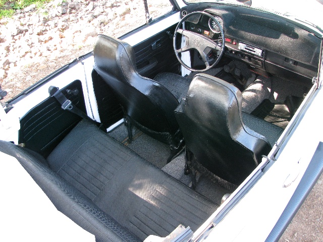 1974 VW Convertible Interior