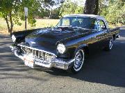 Black 1957 Ford Thunderbird